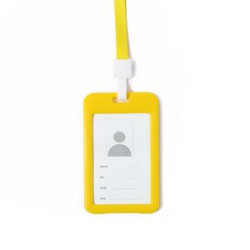 ID Badge Holders with Detachable Neck Lanyard Strap