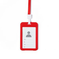 ID Badge Holders with Detachable Neck Lanyard Strap