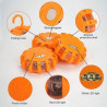 LED Road Flares Emergency Disc Roadside Safety Light With Pouch Bag