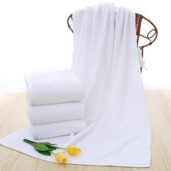 Cotton White/Black Towels