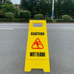 Foldable Yellow Floor Safety Warning Signs