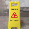 Foldable Yellow Floor Safety Warning Signs