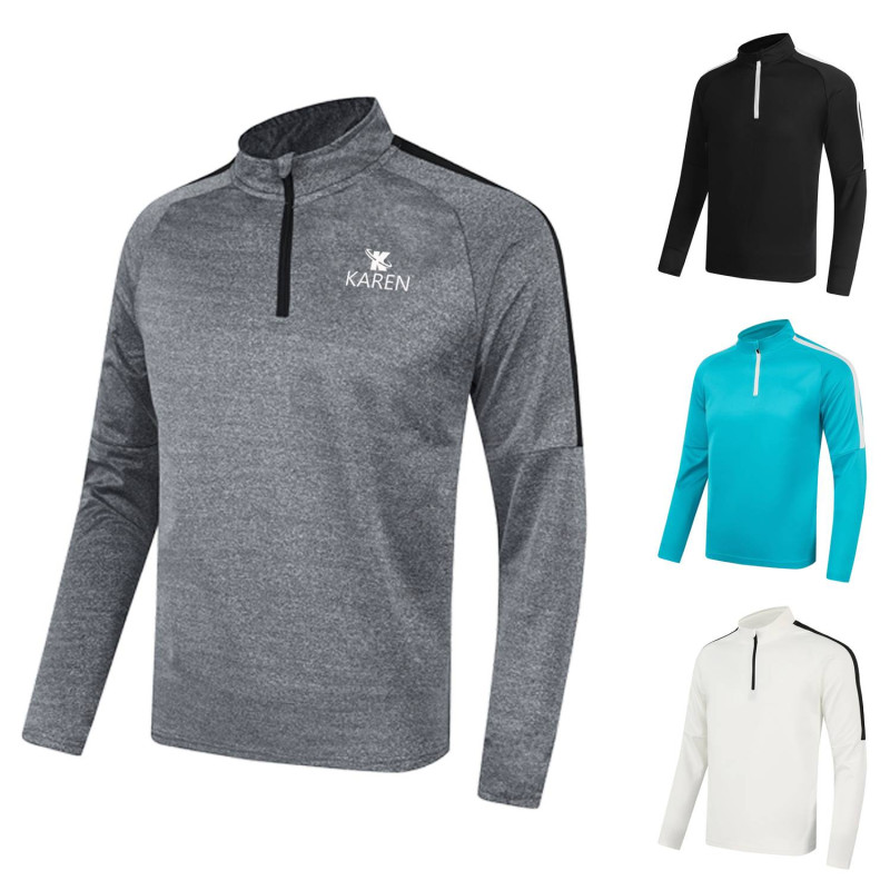 Outdoor Training Half Zip Stand Collar jacket