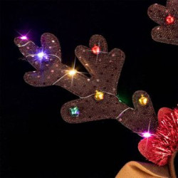Plastic christmas elk decorations cute headband