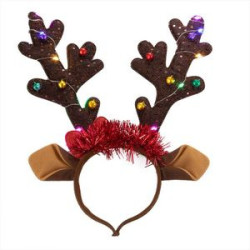 Plastic christmas elk decorations cute headband