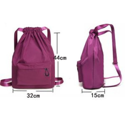 Drawstring Backpack Water Resistant Bag
