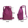 Drawstring Backpack Water Resistant Bag