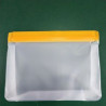 PEVA Reuseable Matte Slip zip Food Storage Bag