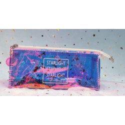 Floating Glitter Sequin Pencil Case Transparent Pencil Holder