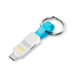 Cable Keychain 3in1 Short Fast Charging Cord
