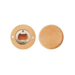 Wooden Bottle Opener With Fridge Magnet