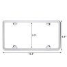 Plate frame American gauge stainless steel protective jacket