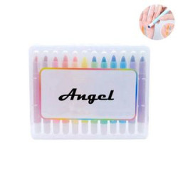 12 Pcs Smooth Watercolor Rainbow Twistable Crayon