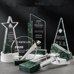 Customized Marble Crystal Trophy