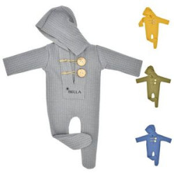 Baby knitted one-piece studio photo suit