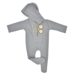 Baby knitted one-piece studio photo suit