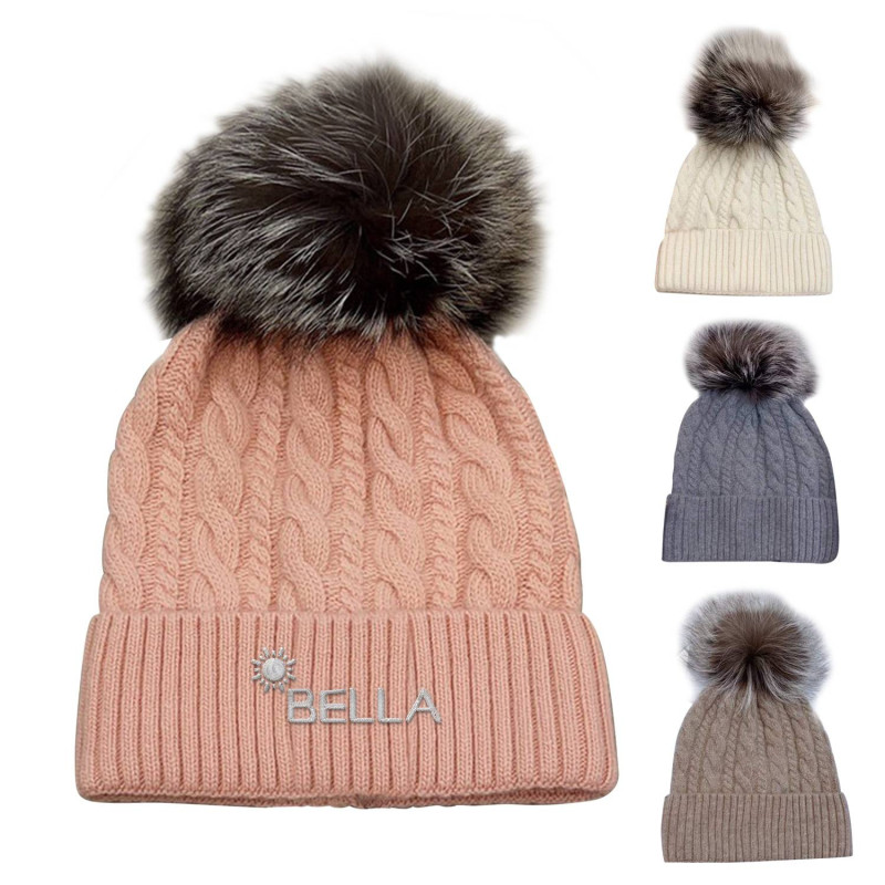 Cable knit beanies
