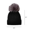 Cable knit beanies