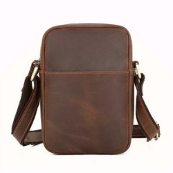 Men's Genuine Leather Crossbody Bag