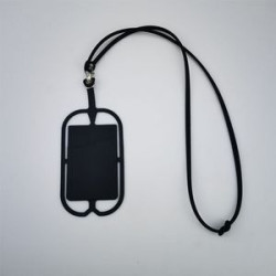 Silicone Lanyards with Phone Holder and Wallet