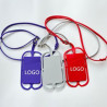 Silicone Lanyards with Phone Holder and Wallet