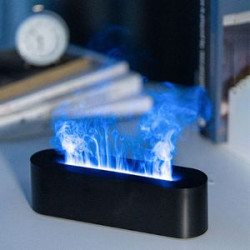 Desktop colorful simulated flame aromatherapy machine