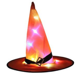 Halloween Glowing Wizard Witch Hat