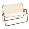 45"H Loveseat Style Double Camp Chair With Steel Frame