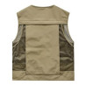 Men's Solid Sleeveless Jacket W/ Multi Pocket