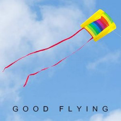 Portable Rainbow Kite with Long Colorful Tails