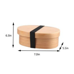 Wood Bento Lunch Box