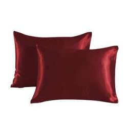 2 Pack Silk Satin Pillowcase
