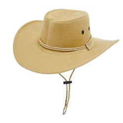 Felt Cowboy Hat With Draswtring