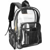 See Through Backpacks Transparent Clear Heavy-Duty Bookbag