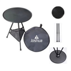 Outdoor Camping Liftable Round Table