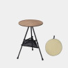 Outdoor Camping Liftable Round Table