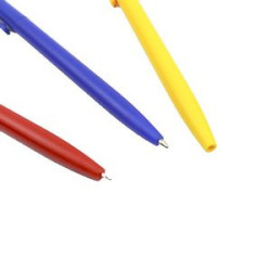 Plastic Retractable Candy Color Ballpoint Pen