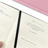 Hardcover Daily Planner Reflection Journal notebook