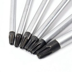 Security Torx Screwdriver Set of T8-T40
