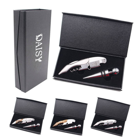 Corkscrew and Wine Stopper Gift Set