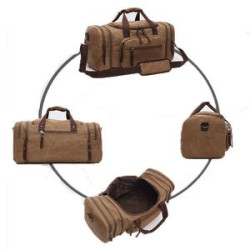 Canvas Duffle Travel Bag