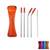 Reusable Stainless Steel Straw With Removable Silicone Tips