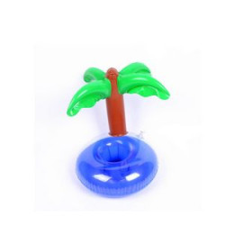 PVC Inflatable Pineapple Floating Coaster Cup Holder
