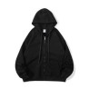 Adult Cotton/Polyester Zipped Fleece Hoodie