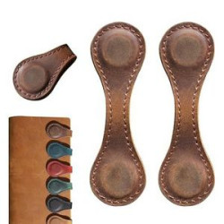 Double-sided magnetic bookmark clip