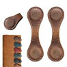 Double-sided magnetic bookmark clip