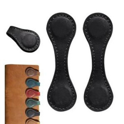 Double-sided magnetic bookmark clip