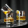 10 oz Clear Thick Base Whiskey Ice Hockey Cup Glasses