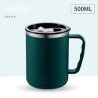 Double Stainless Steel Mug With Handle