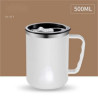 Double Stainless Steel Mug With Handle
